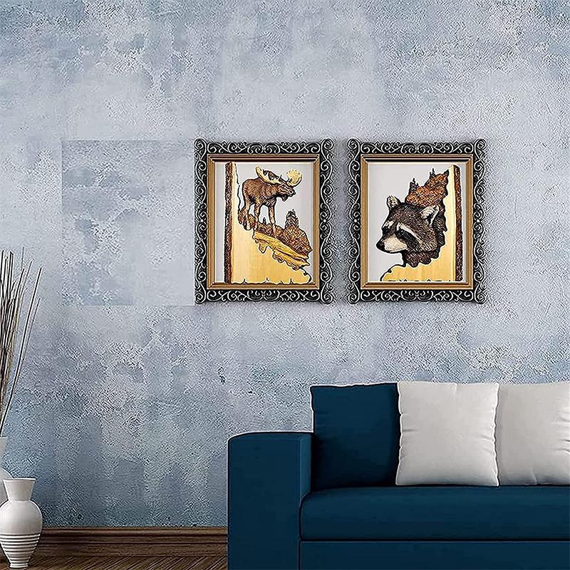 Handcrafted Animal Wall Art Carving Decorative Sculpture