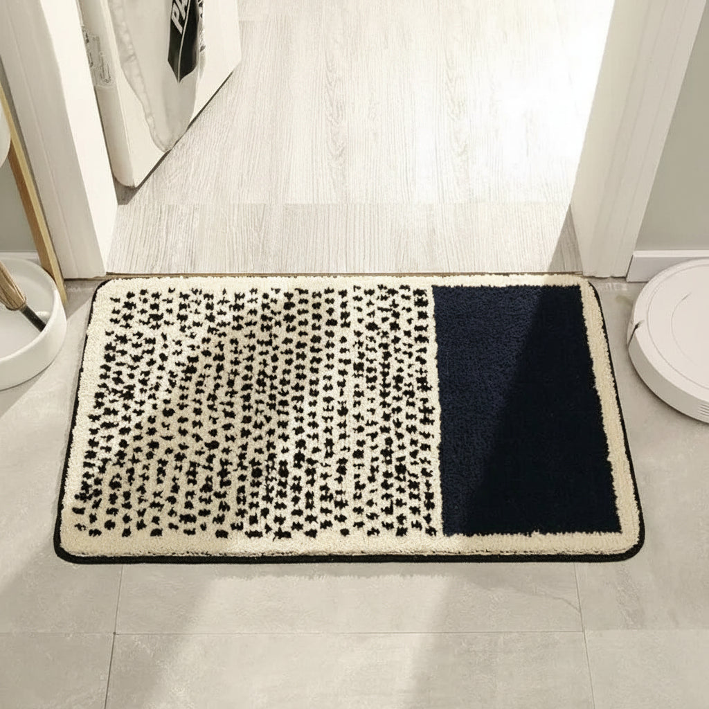 Handcrafted Abstract Bath Mat