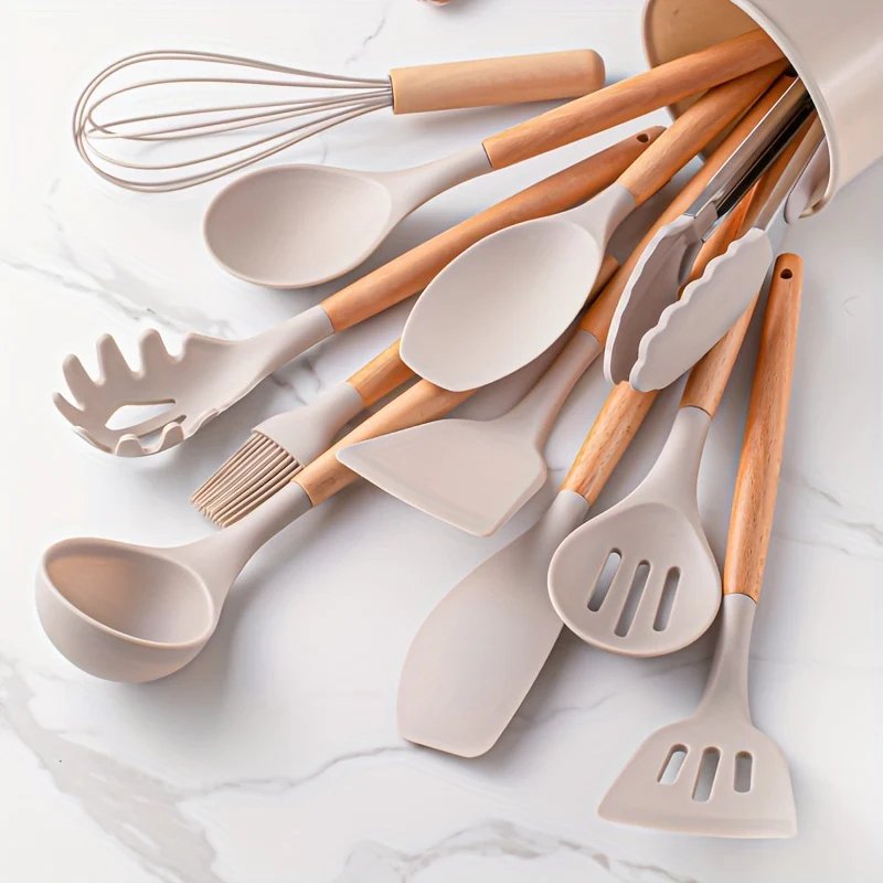 Heat-Resistant Cooking Tools for Non-Stick Cookware