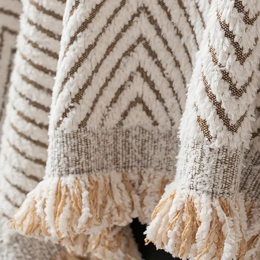 Herringbone Microfibre Sofa Cover