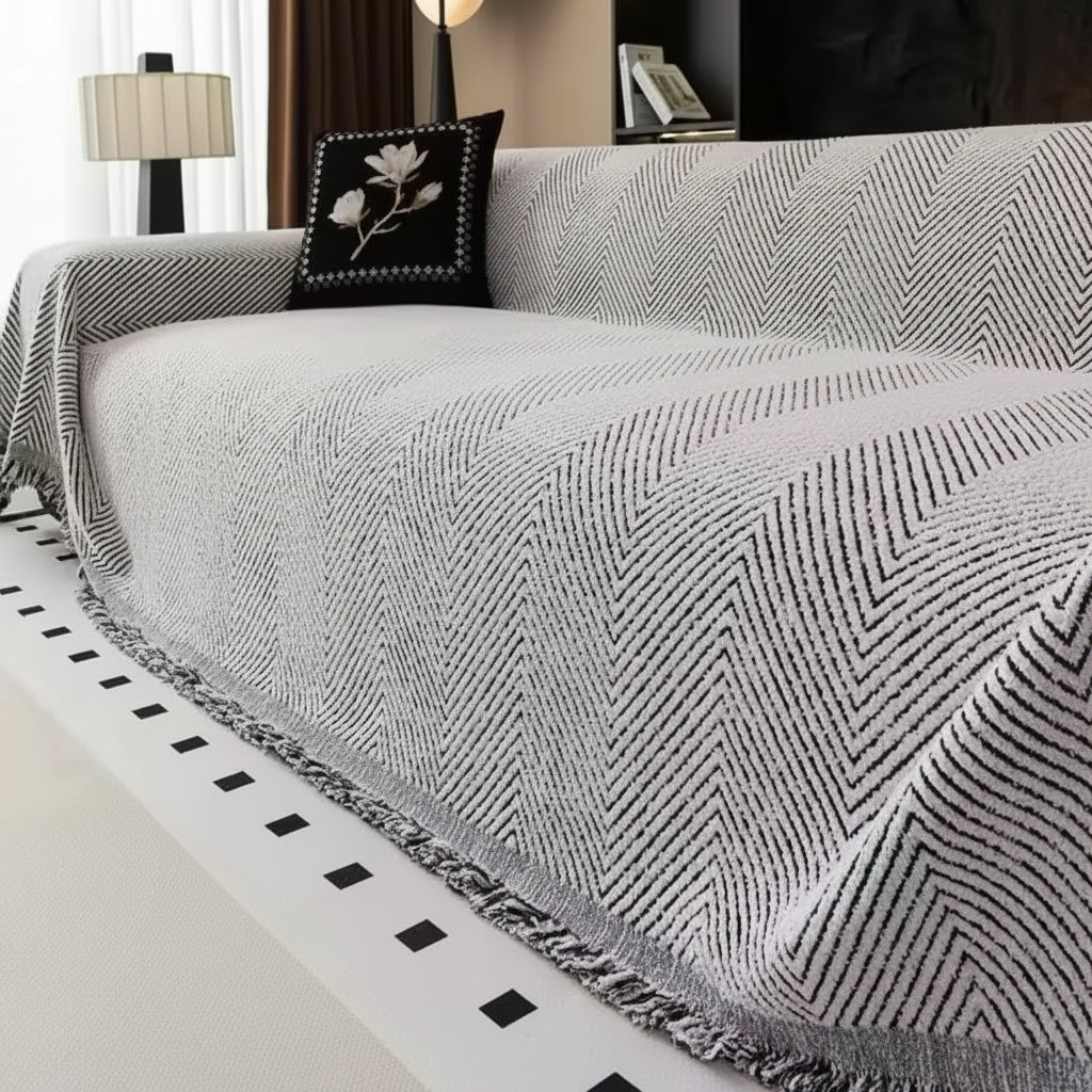 Herringbone Sofa Cover