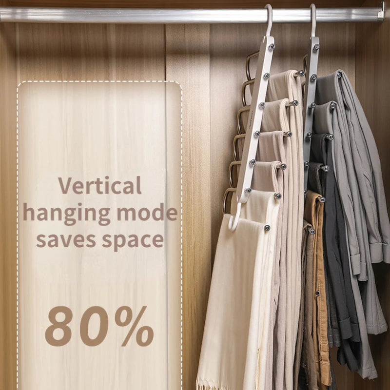 Hose Hanging Multi-Pants Hanger