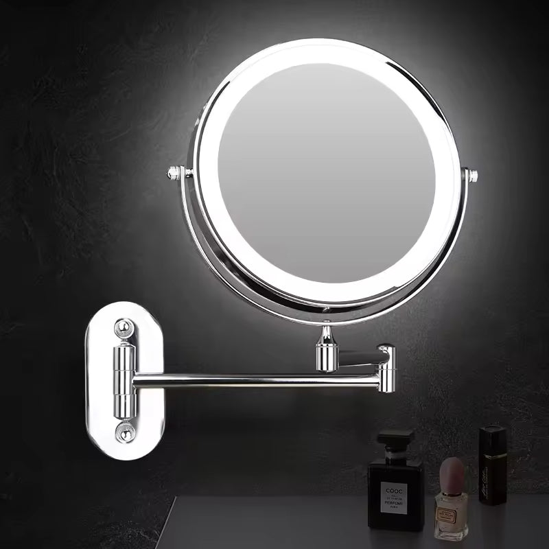 Illuminated Makeup Mirror with Magnification