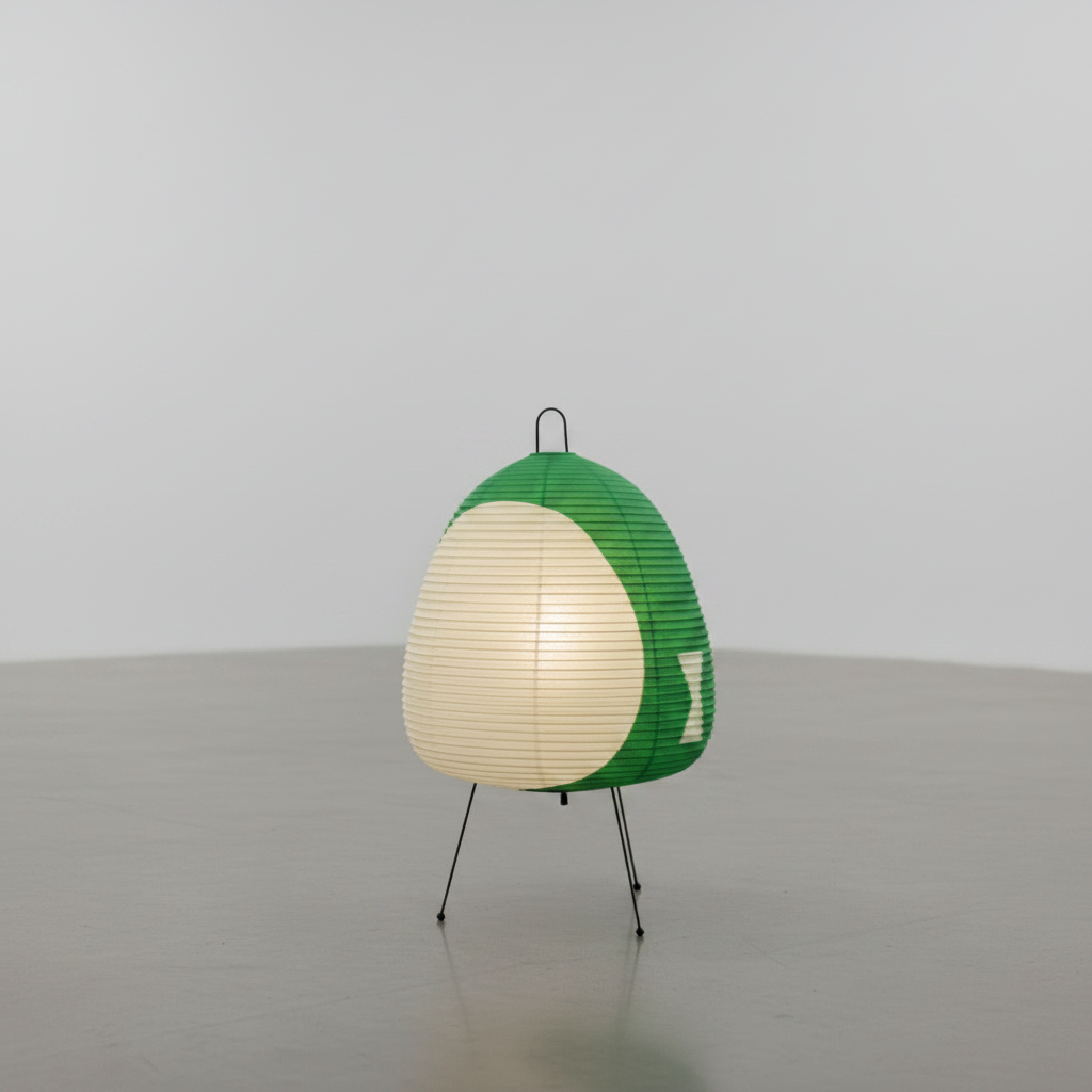 Japanese Wabi-Sabi Rice Paper Table and Floor Lamp