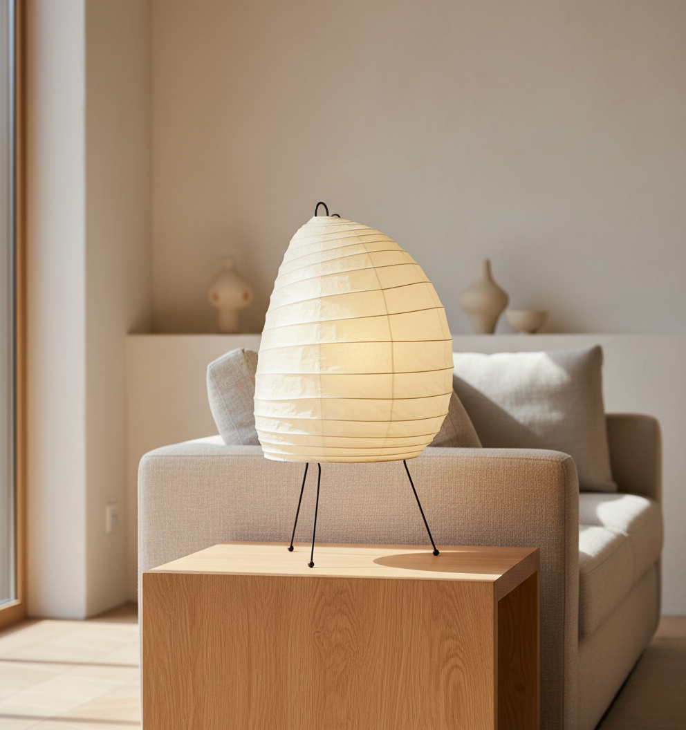 Japanese Washi Paper Table Lamp