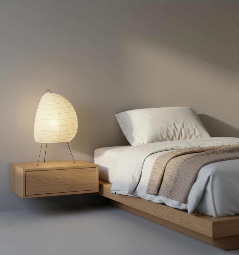 Japanese Washi Paper Table Lamp