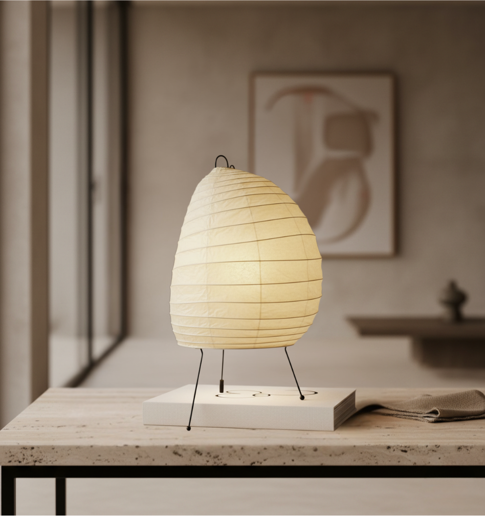 Japanese Washi Paper Table Lamp