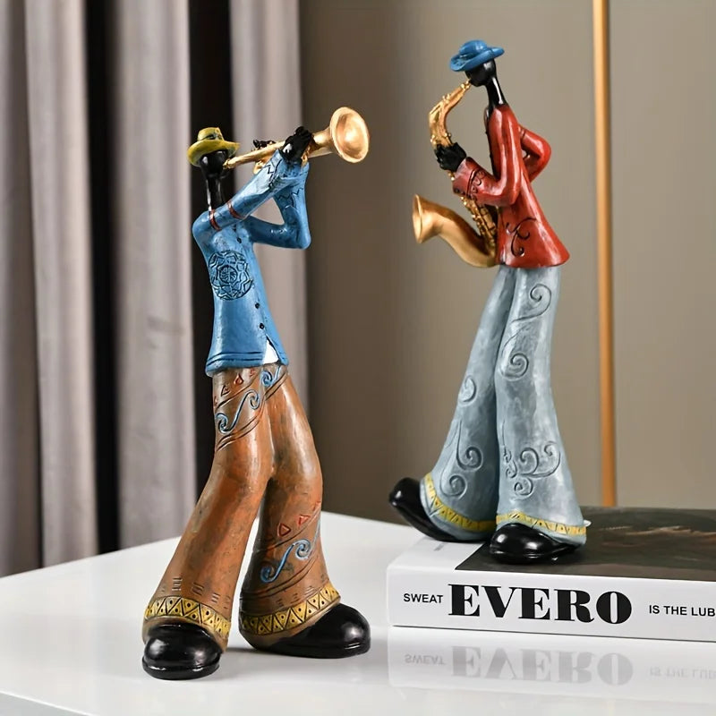 Jazz Musician Resin Figurine