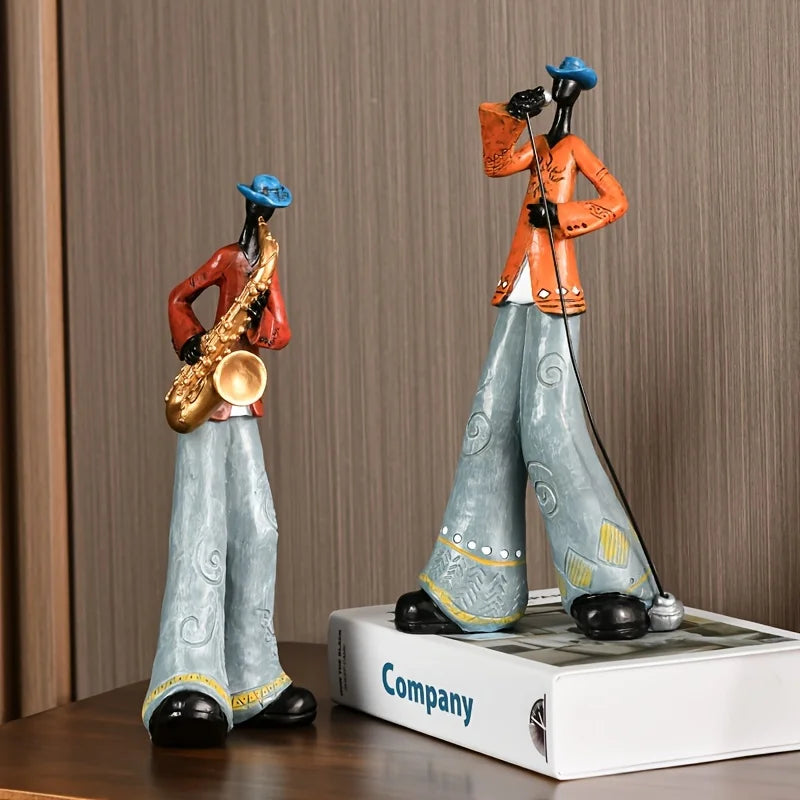 Jazz Musician Resin Figurine