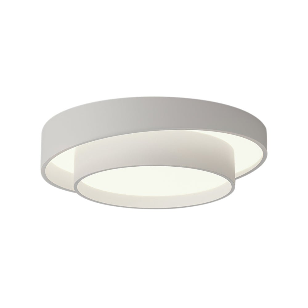 Concentric Ring LED Ceiling Light with Layered Modern Design