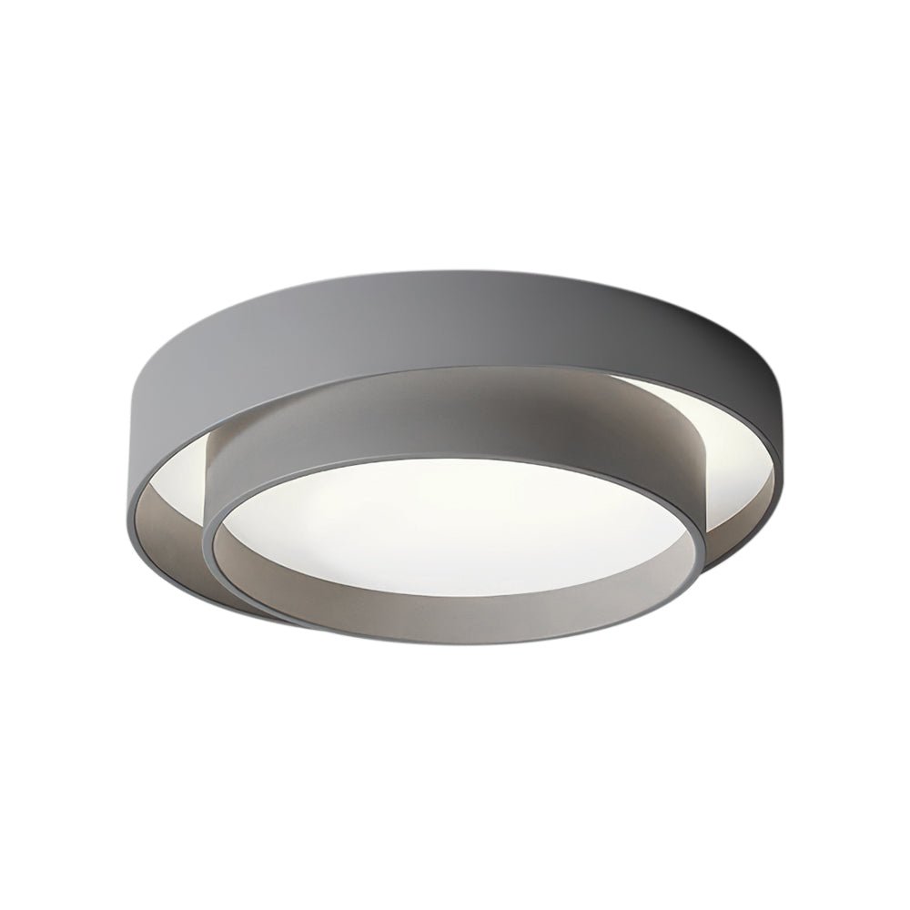 Concentric Ring LED Ceiling Light with Layered Modern Design