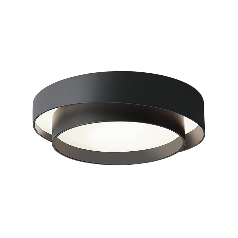 Concentric Ring LED Ceiling Light with Layered Modern Design