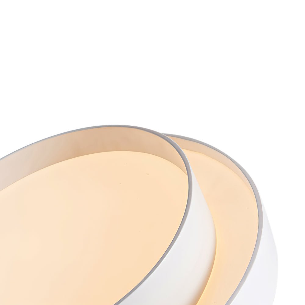 Concentric Ring LED Ceiling Light with Layered Modern Design
