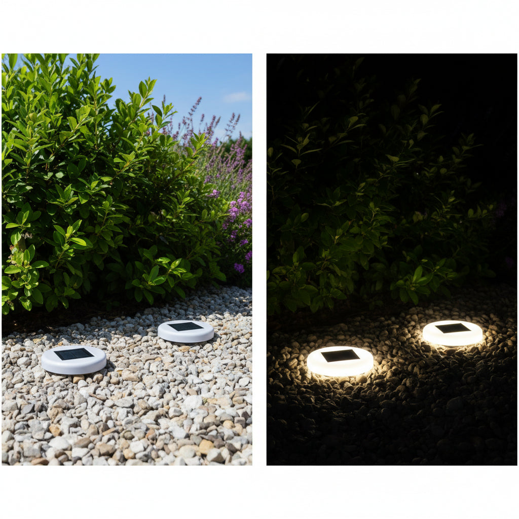 Solar LED Garden Stake Light with Automatic Dusk Sensor and IP44 Rating