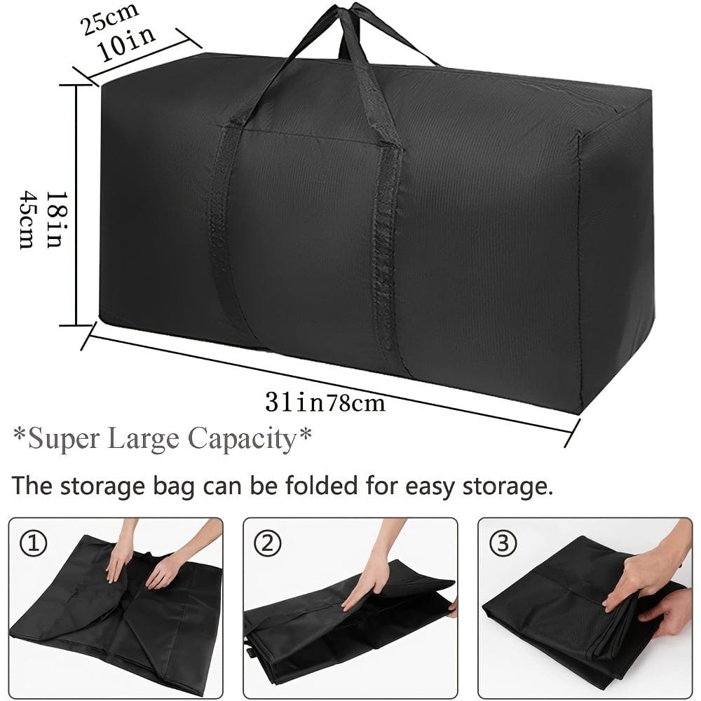 Large-Capacity Handled Multi-Surface Storage Bag