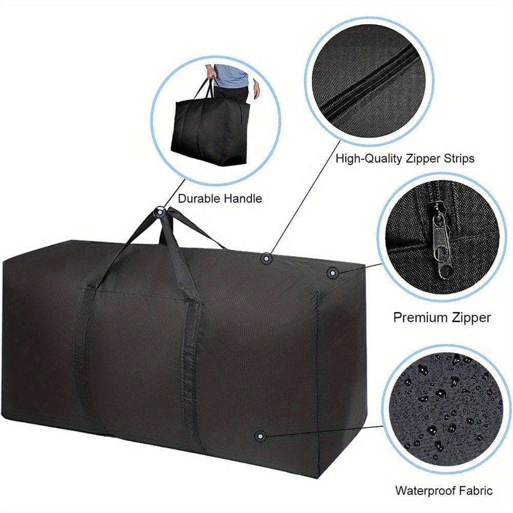 Large-Capacity Handled Multi-Surface Storage Bag