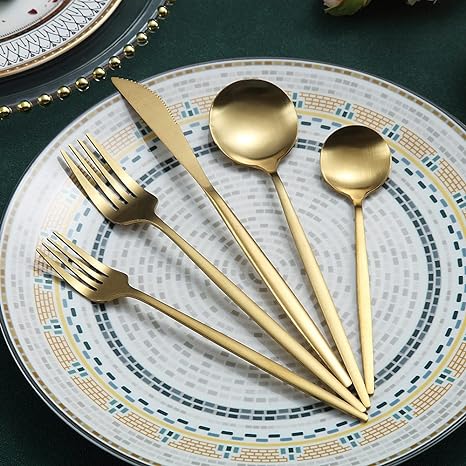Lead-Free Stainless Steel Cutlery Set with Non-Toxic Finish for Everyday Dining