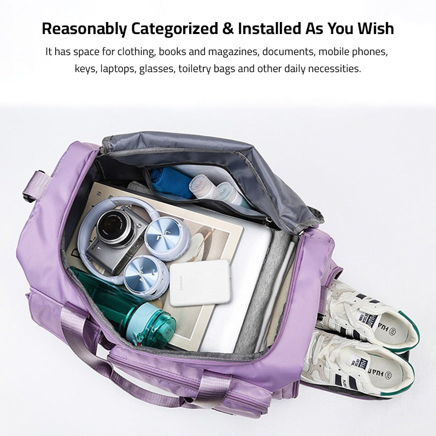 Lightweight Waterproof Multi-Pocket Travel Bag
