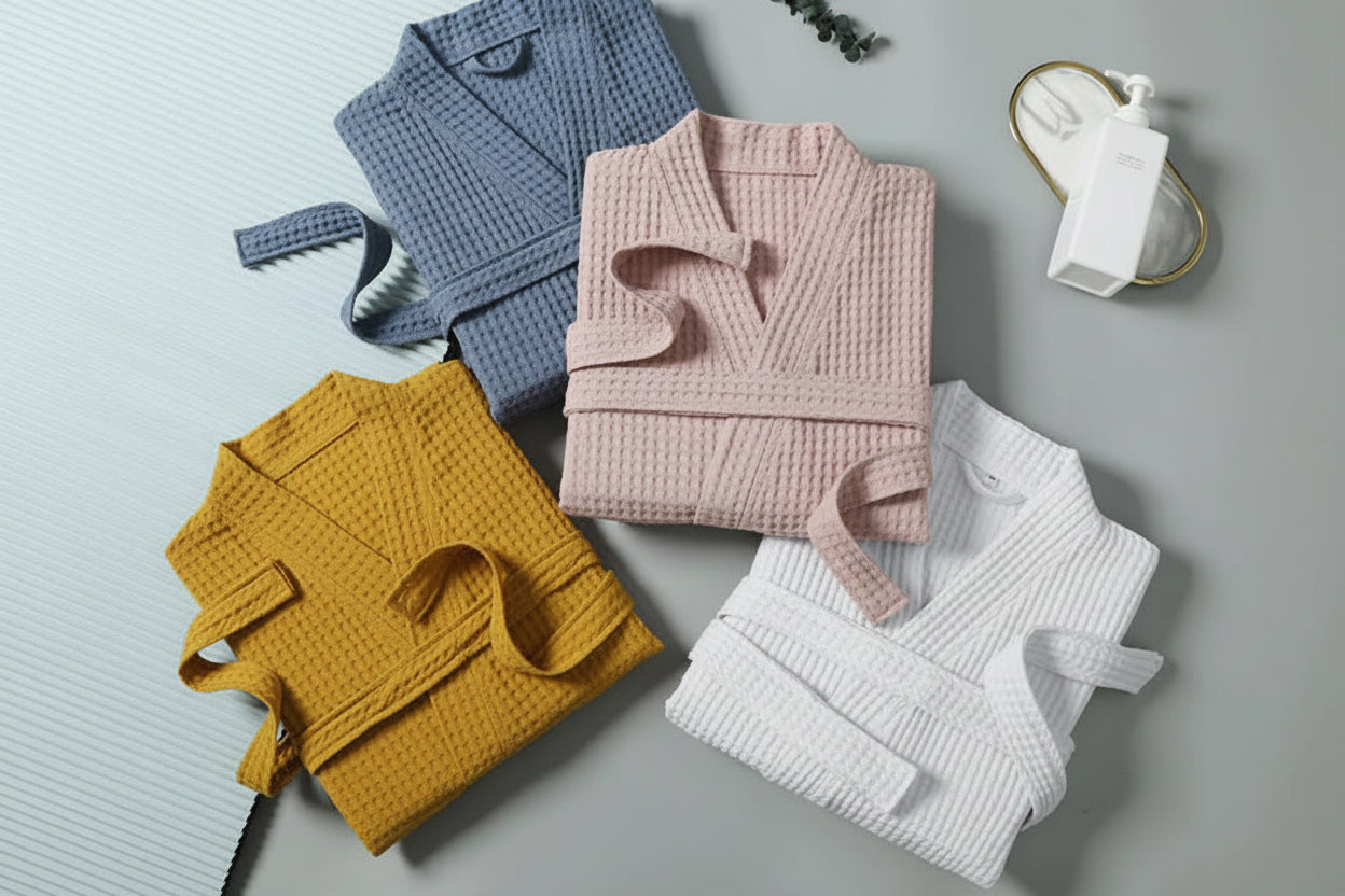 Lightweight V-Neck Bath Robe