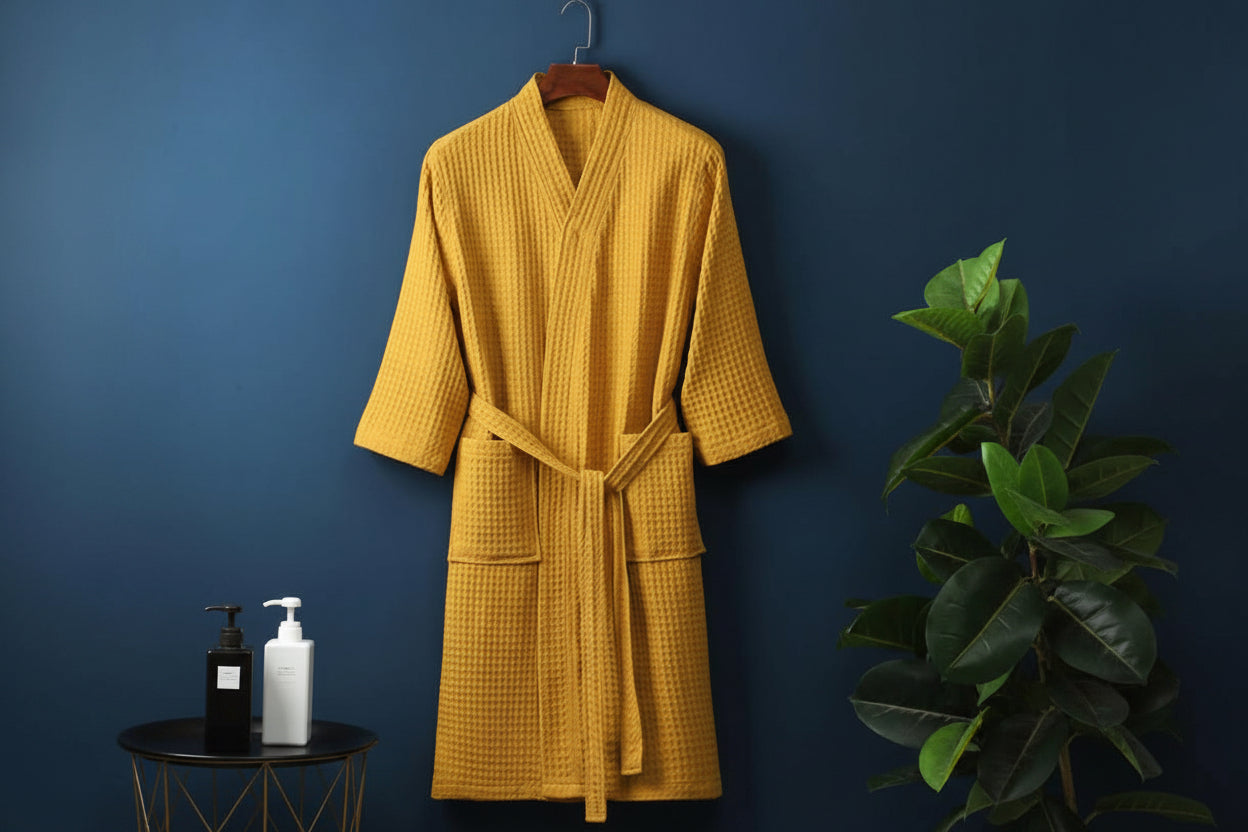 Lightweight V-Neck Bath Robe