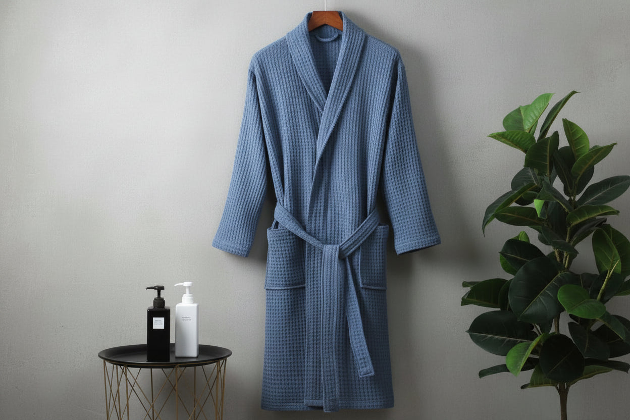 Lightweight V-Neck Bath Robe
