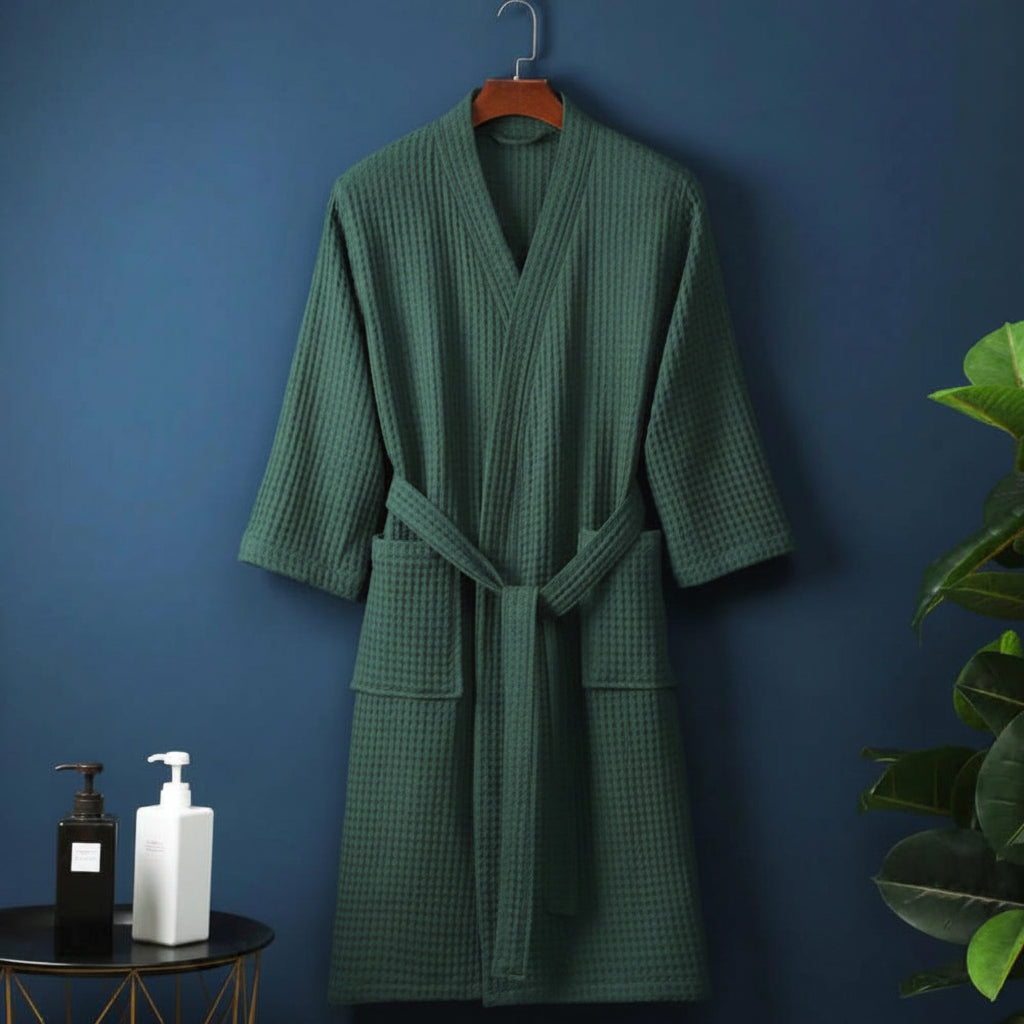 Lightweight V-Neck Bath Robe