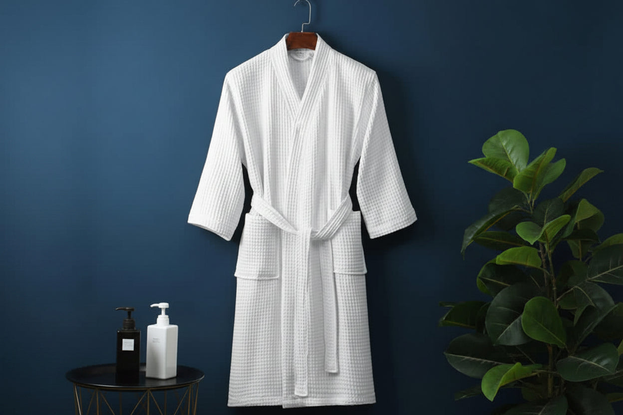Lightweight V-Neck Bath Robe