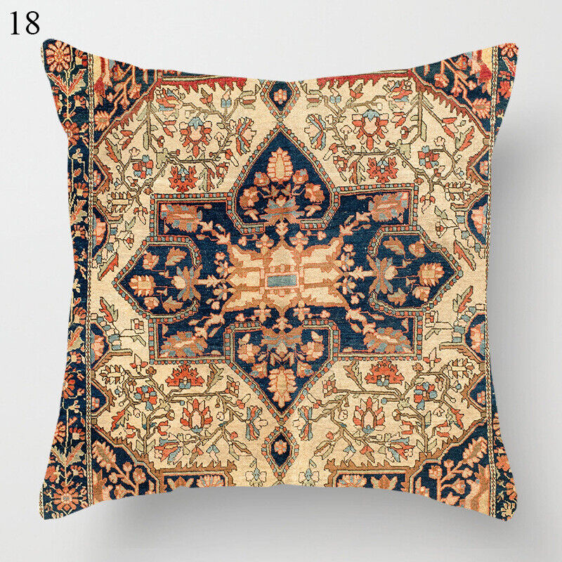 Linen Hypoallergenic Throw Pillow Cover