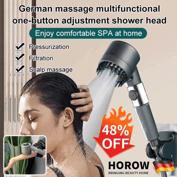 Luxury Filtered High-Pressure Showerhead
