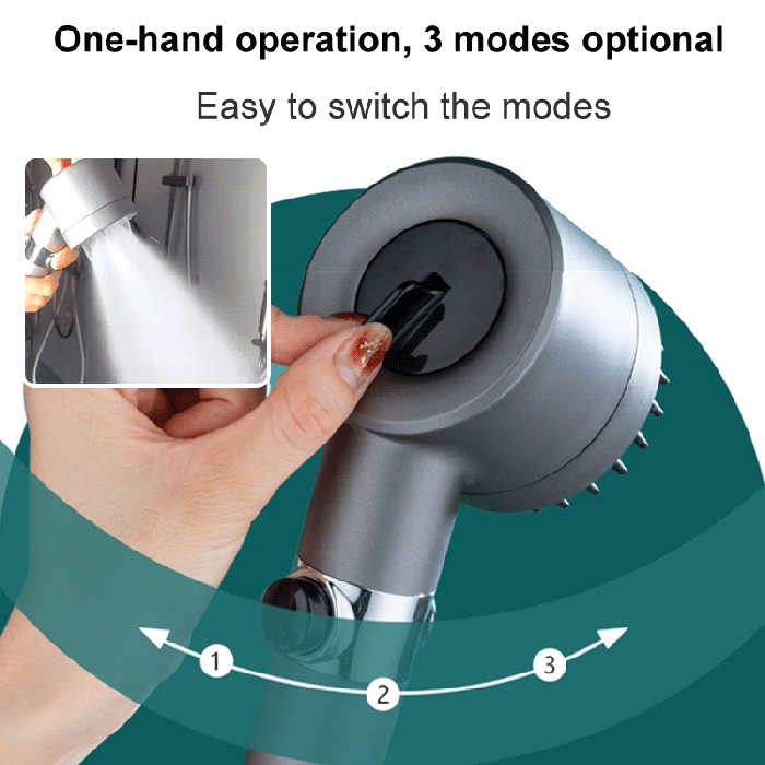 Luxury Filtered High-Pressure Showerhead