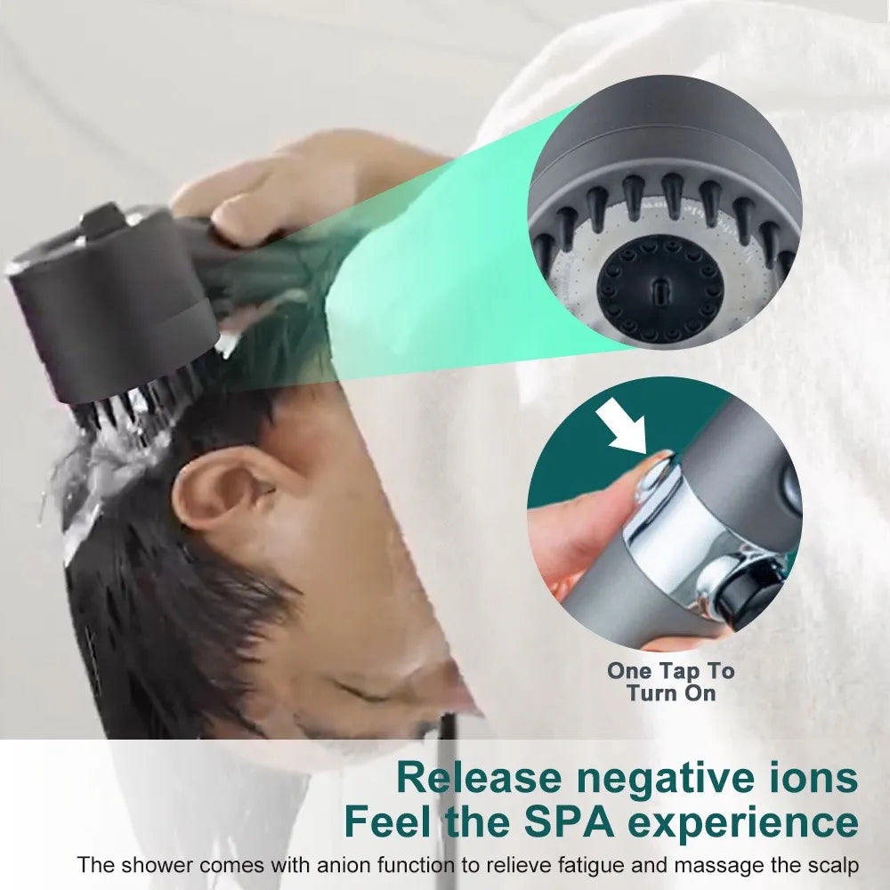 Luxury Filtered High-Pressure Showerhead