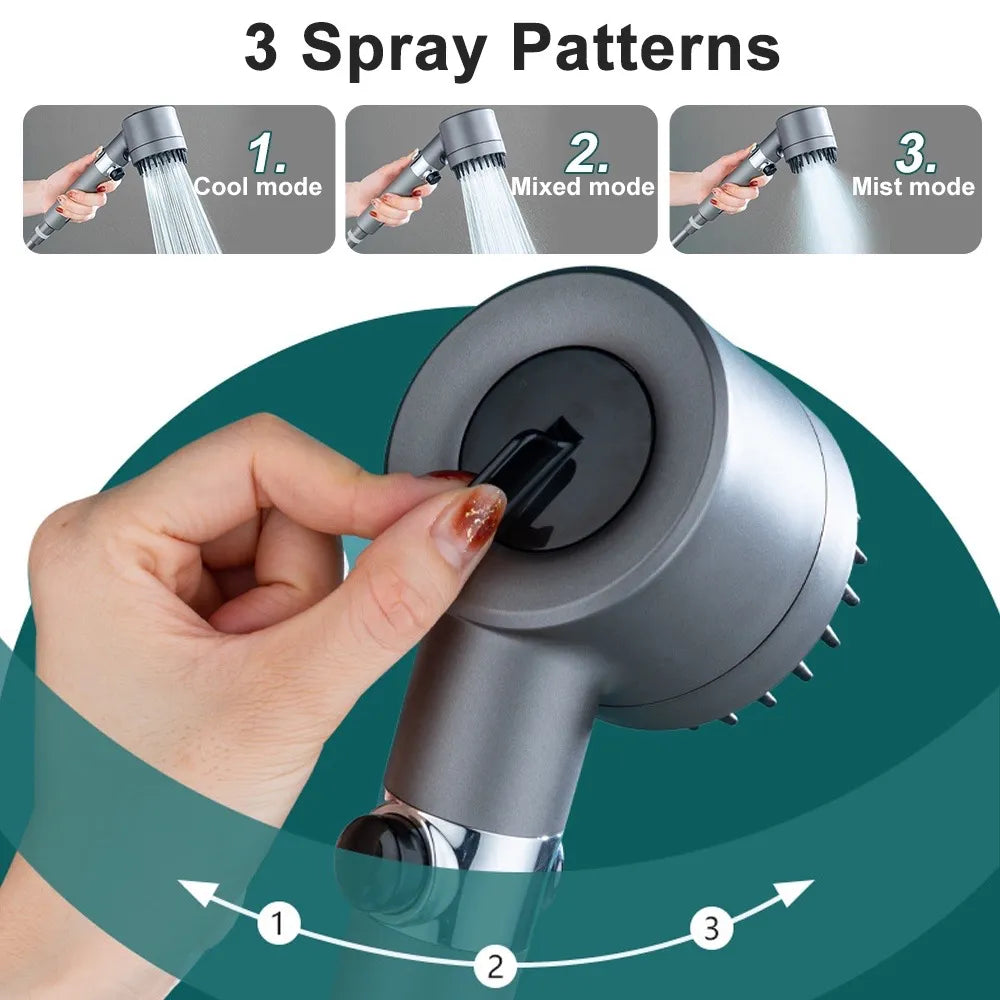Luxury Filtered High-Pressure Showerhead