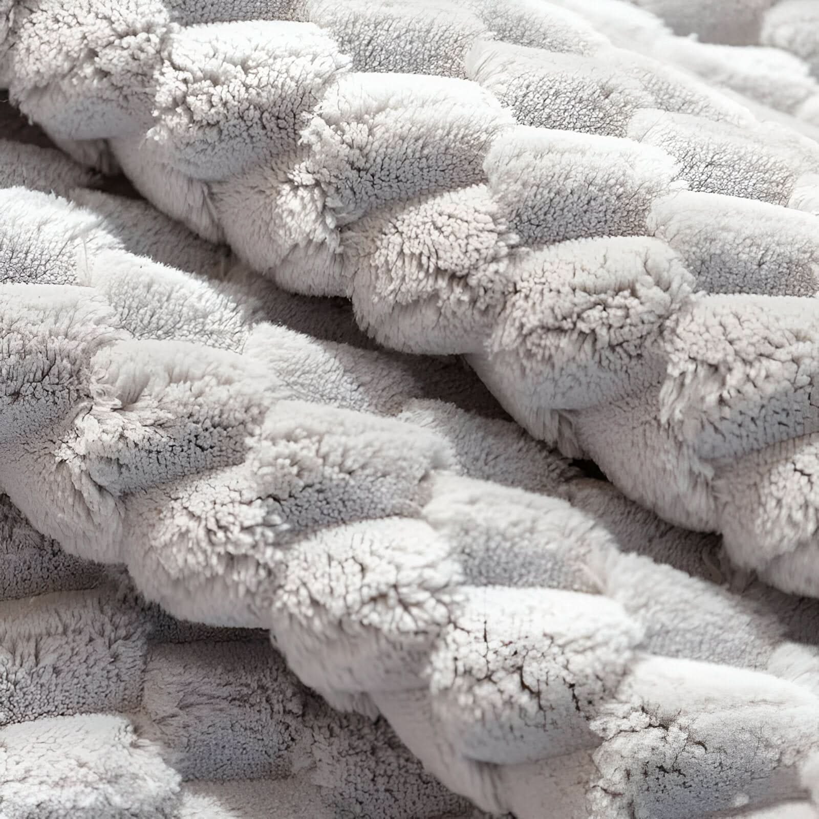 Machine-Washable Plush Sofa Cover