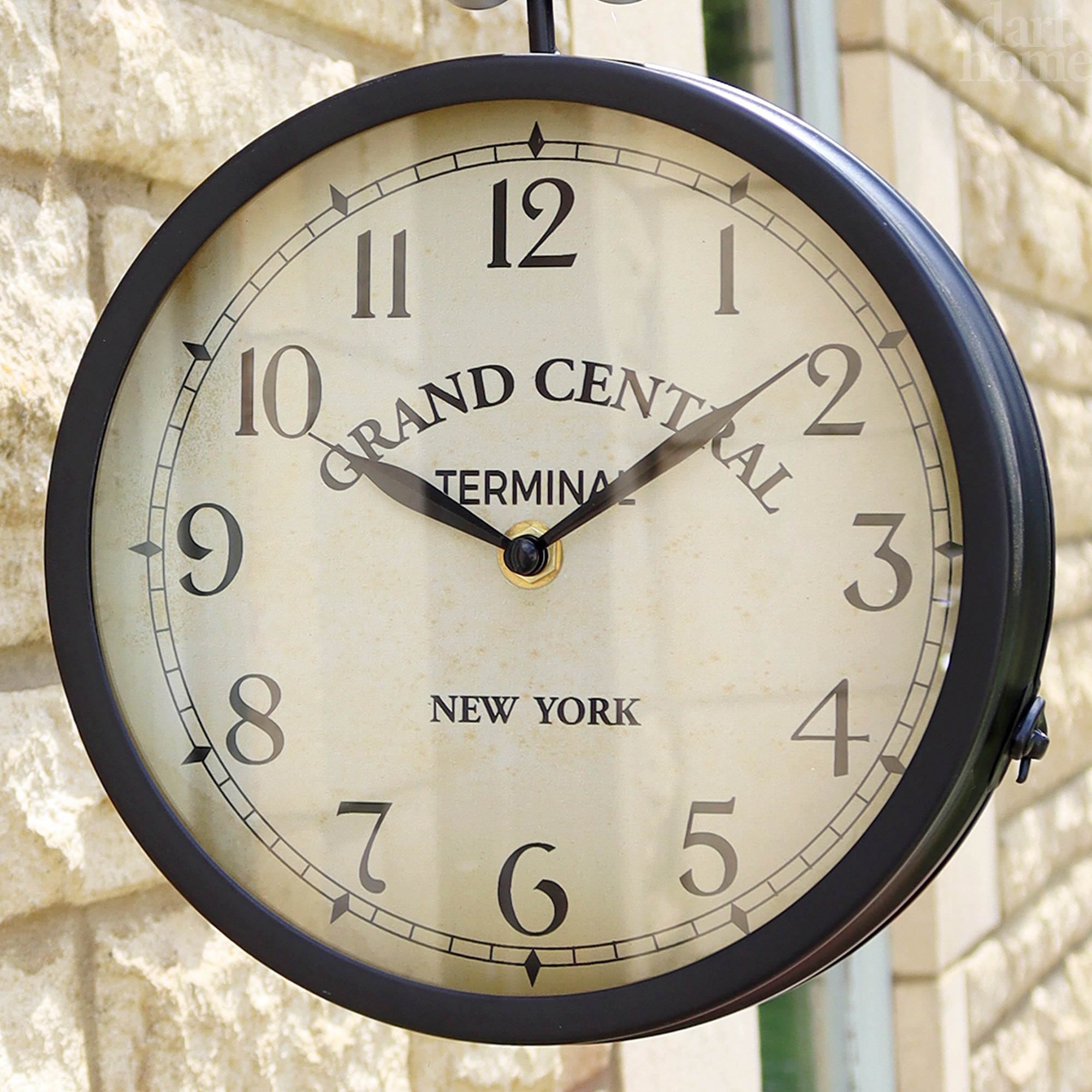 Magnifying Framed Battery-Operated Wall Clock