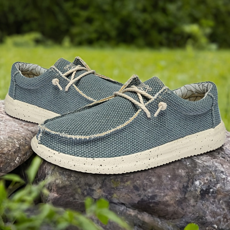 Men’s Canvas Lace-Up Shoes