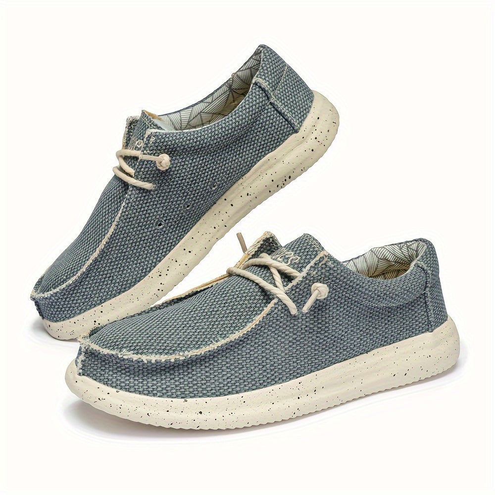 Men’s Canvas Lace-Up Shoes