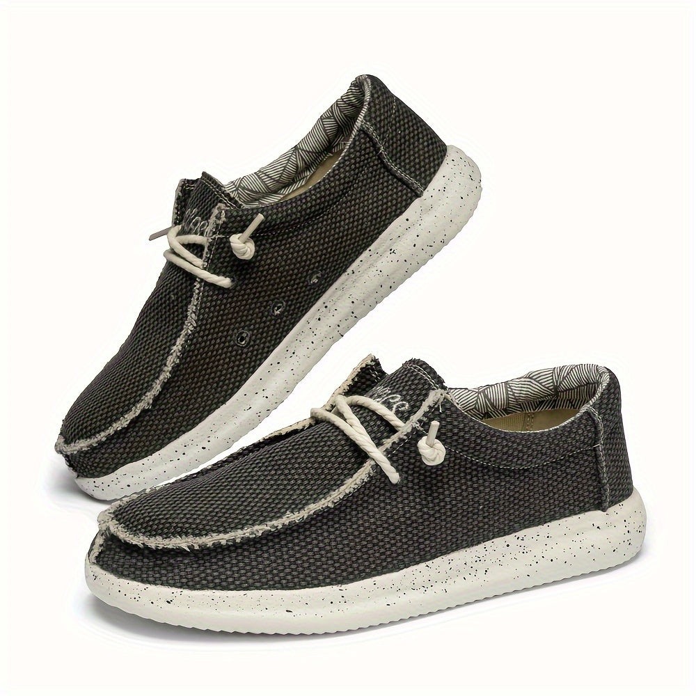 Men’s Canvas Lace-Up Shoes