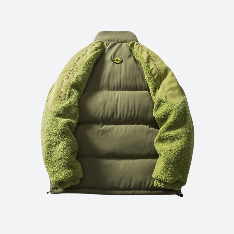 Men’s Faux-Fur Puffer Jacket