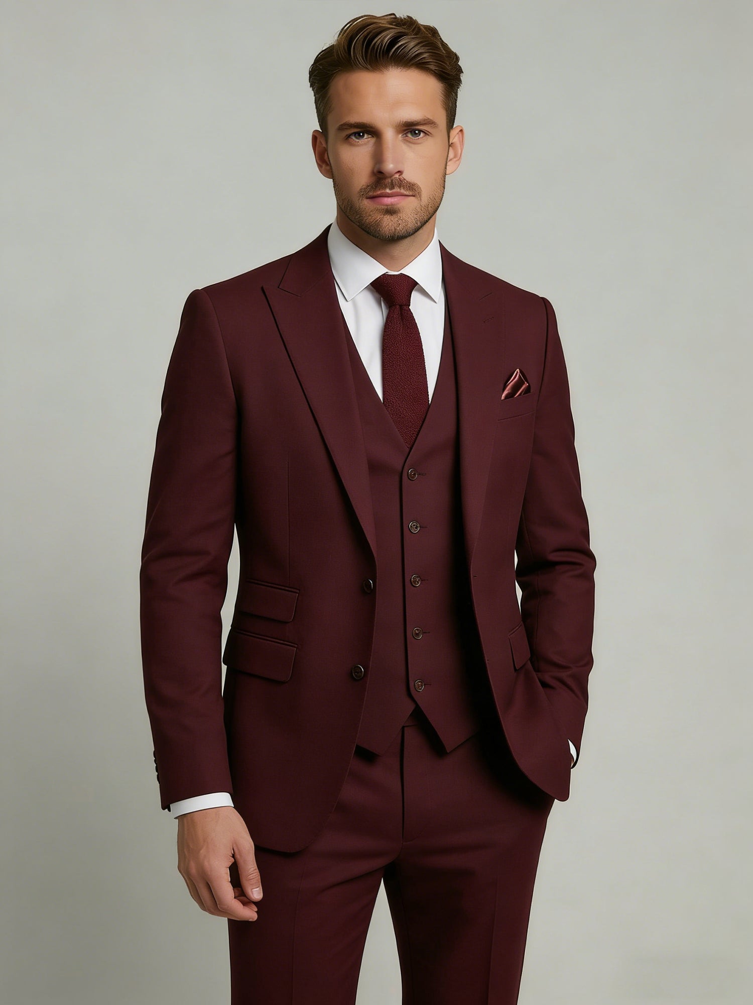 Men’s Formal Three-Piece Suit