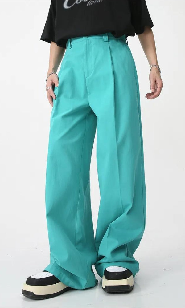 Men’s High-Waisted Baggy Pants