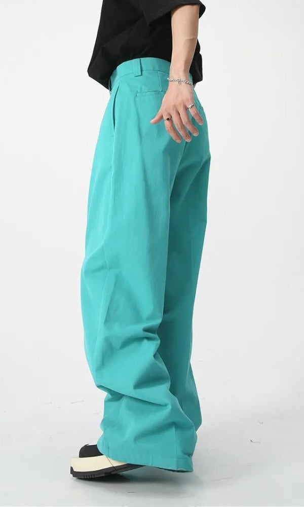 Men’s High-Waisted Baggy Pants