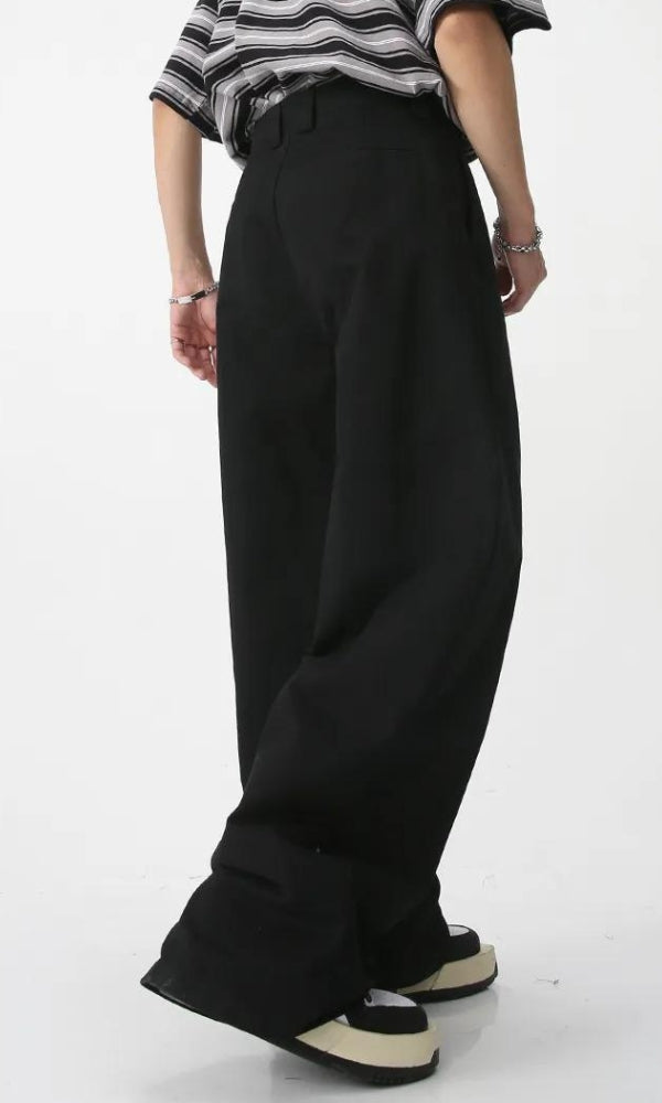 Men’s High-Waisted Baggy Pants