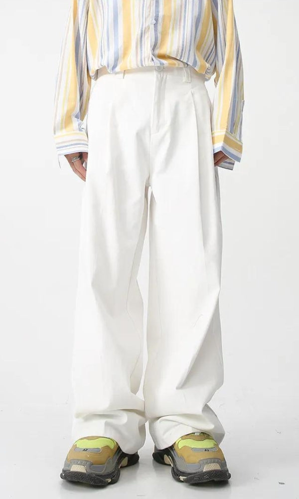 Men’s High-Waisted Baggy Pants