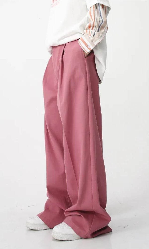 Men’s High-Waisted Baggy Pants