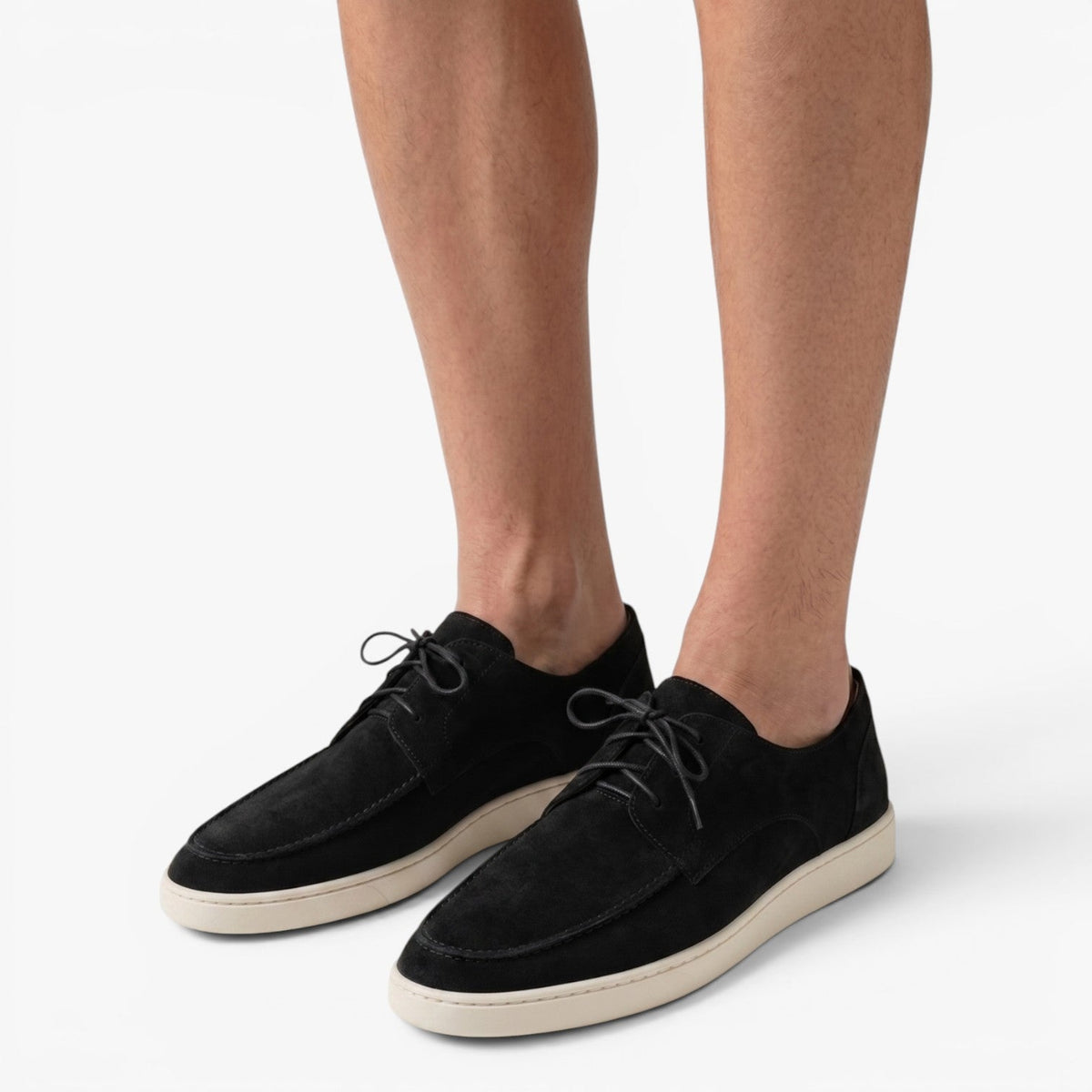 Men’s Moc Toe Lace-Up Shoes