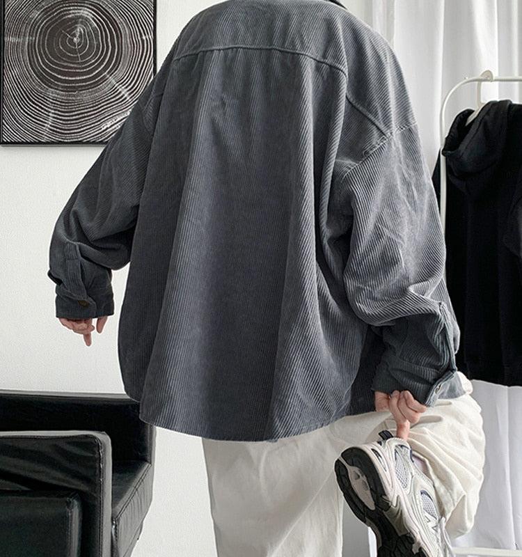 Men's Oversized Corduroy Shirt