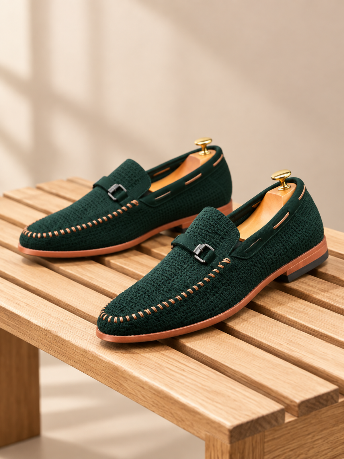 Men's Perforated Slip-On Loafers