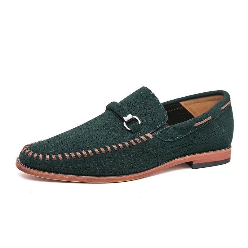 Men's Perforated Slip-On Loafers
