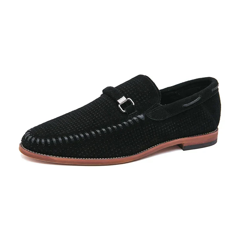 Men's Perforated Slip-On Loafers