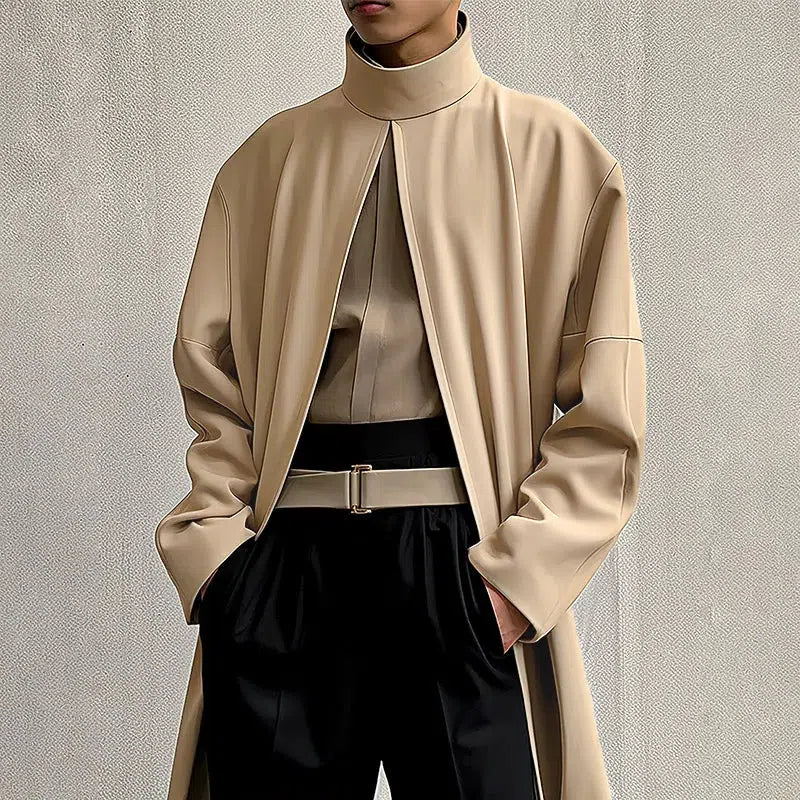 Men’s Polyester High-Neck Jacket